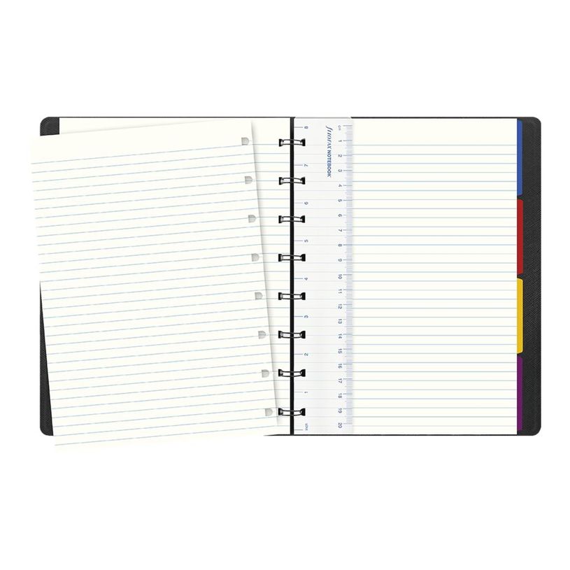 5015142245931-Filofax Saffiano - Carnet de notes à spirale A5 - or métallisé-P_79438986_1-0