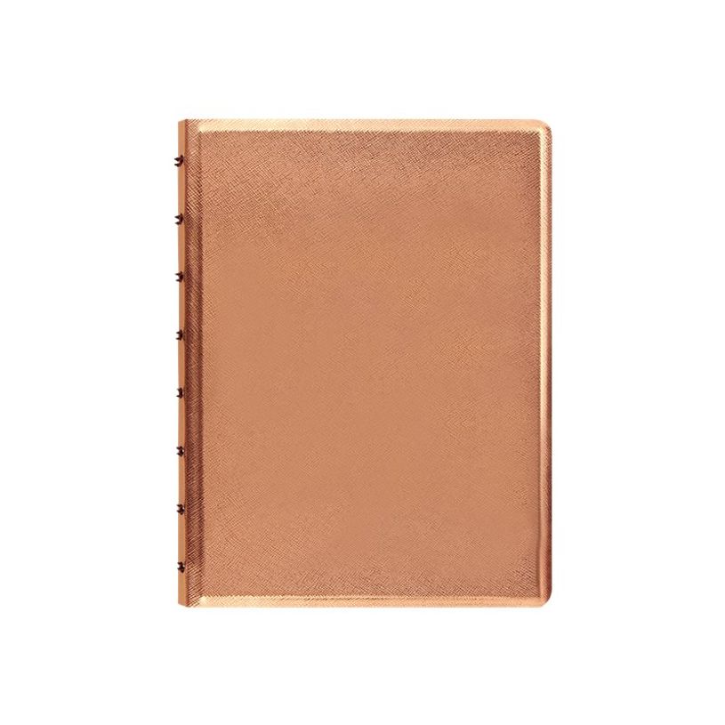 5015142263256-Filofax Saffiano - Carnet de notes à spirale A5 - or rose métallisé-P_79438992_2-0