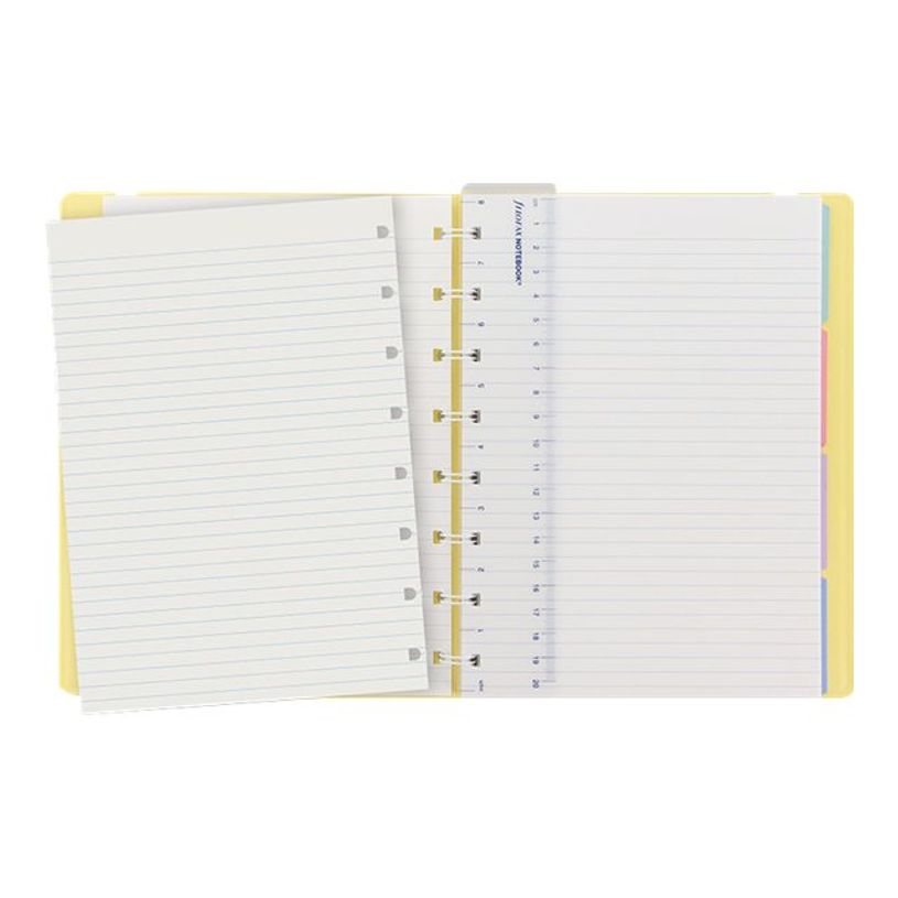 5015142269135-Filofax Classic - Carnet de notes à spirale A5 - citron pastel-P_79438994_2-1