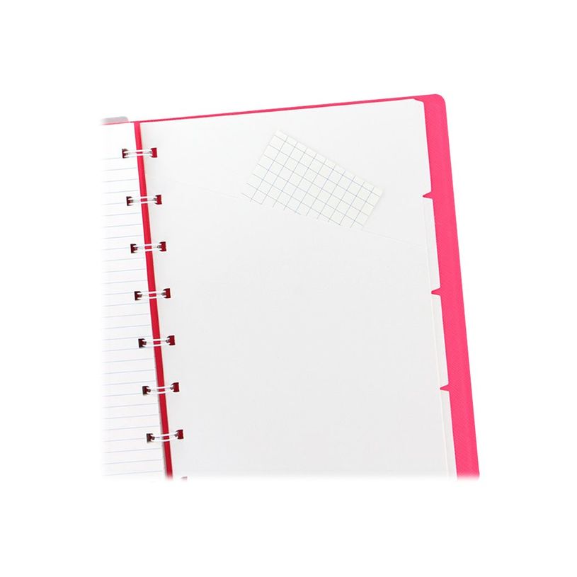 5015142269418-Filofax Saffiano - Carnet de notes à spirale A5 - rose fluo-P_79438996_4-3