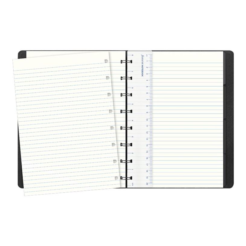 5015142269432-Filofax Saffiano - Carnet de notes à spirale A5 - argent métallisé-P_79438997_1-0