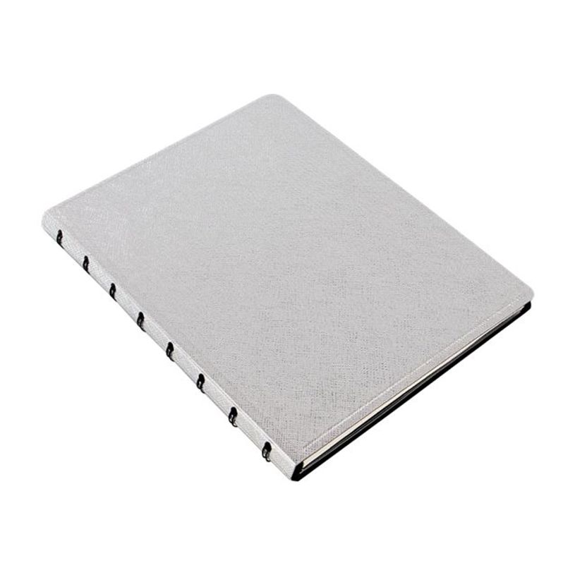 5015142269432-Filofax Saffiano - Carnet de notes à spirale A5 - argent métallisé-P_79438997_3-2