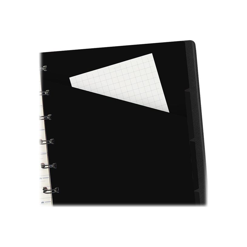 5015142269432-Filofax Saffiano - Carnet de notes à spirale A5 - argent métallisé-P_79438997_4-3
