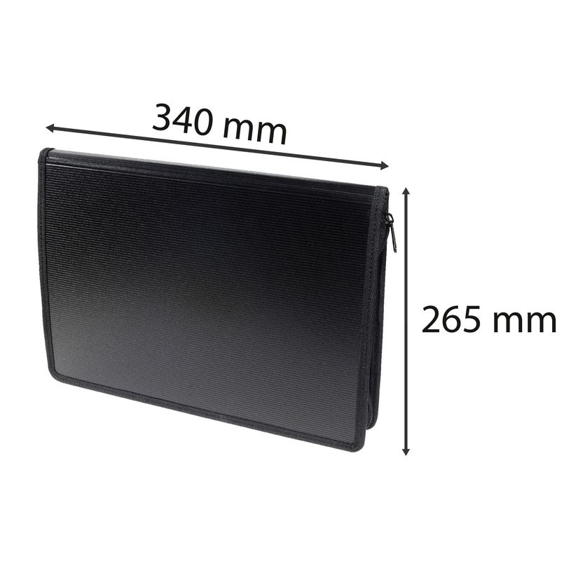 3130630555346-Exacompta Exactive Exawallet - Conférencier zippé - noir--0