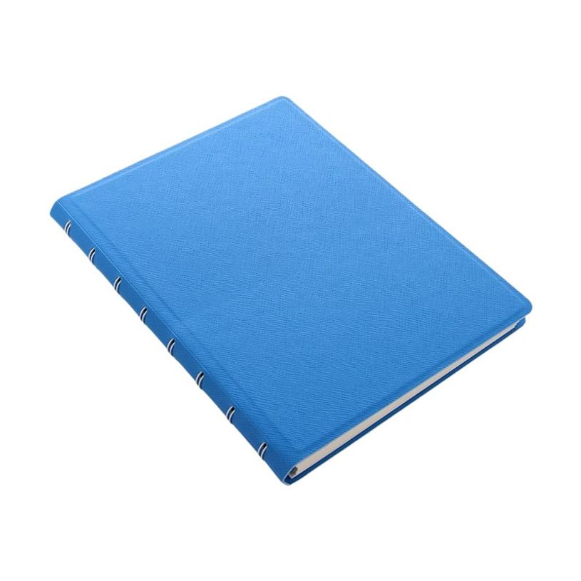 5015142283940-Filofax Saffiano - Carnet de notes à spirale A5 - bleu fluo-P_79439007_1-0
