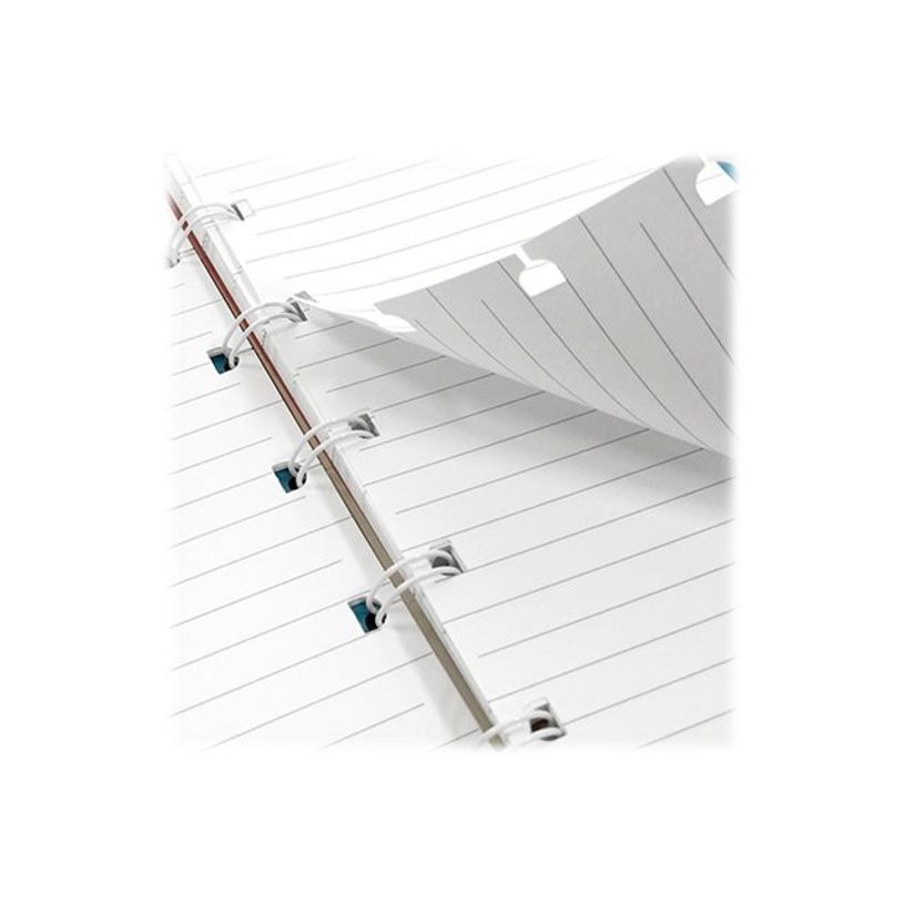 5015142283940-Filofax Saffiano - Carnet de notes à spirale A5 - bleu fluo-P_79439007_3-2