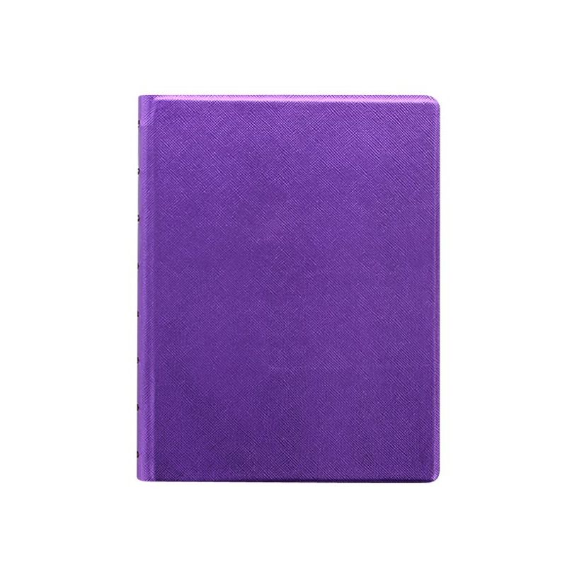 5015142284817-Filofax Saffiano - Carnet de notes à spirale A5 - violet métallique-P_79439008_2-0