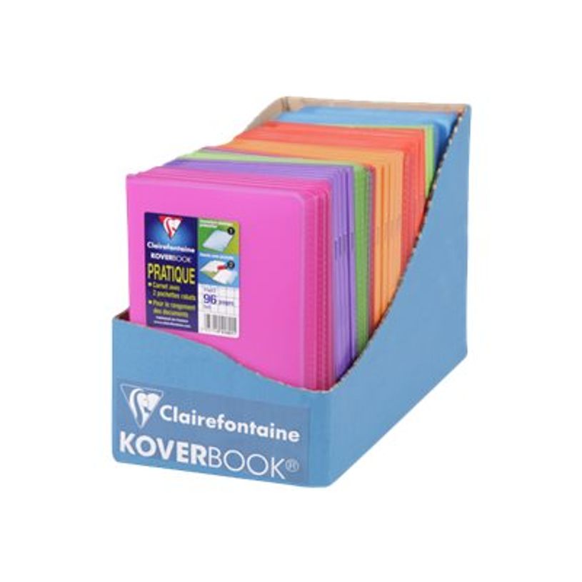 3037929416015-Clairefontaine Koverbook - Carnet polypro 11 x 17 cm - 96 pages - petits carreaux (5x5 mm) - disponib-P_79439035_7-6