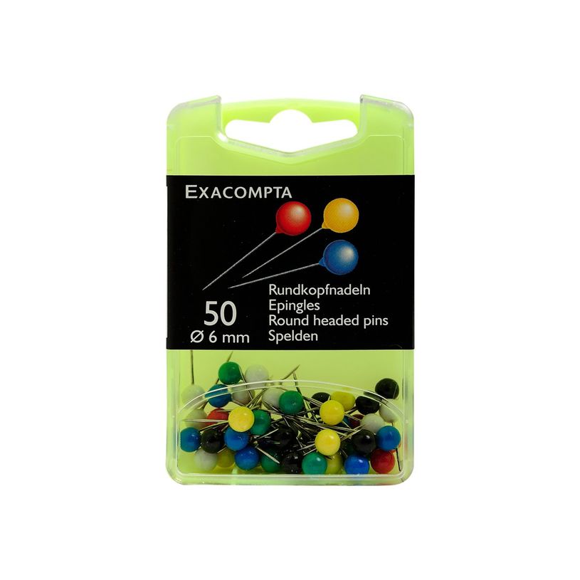 2012349445907-Exacompta - 50 Épingles sphériques  - couleurs assorties-P_79439067_2-1
