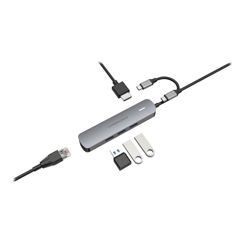 6941921145217-Sanho HyperDrive TUBE 6-in-1 USB-C Hub - station d'accueil - HDMI-P_79439094_2-1