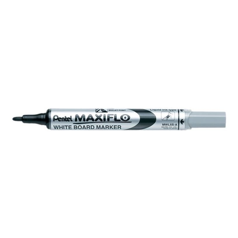 4902506057242-Pentel MAXIFLO - Pack de 12 marqueurs effaçables - pointe ogive - noir-P_79439160_7-4