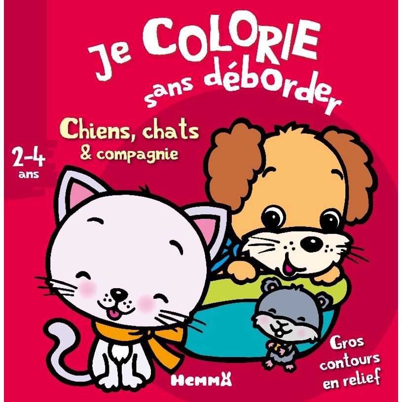9782508032967-Je colorie sans déborder : Chiens, Chats & Compagnie (2-4 Ans)-P_79439196_1-0