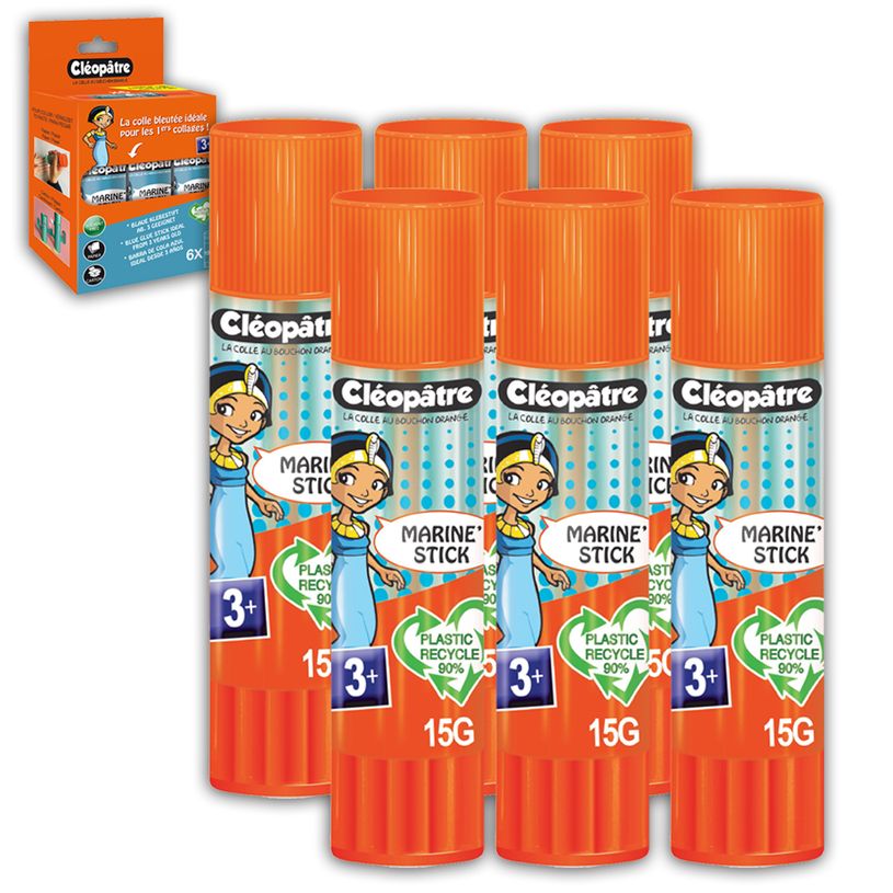 3134725012714-Cléopâtre Cléostick - 6 bâtons de colle marine - 15 gr-P_79439209_2-0