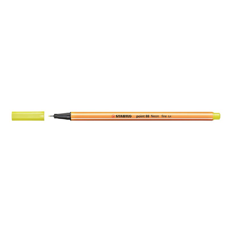 4006381438544-STABILO Point 88 - Feutre fin - 0.4 mm - jaune fluo-P_79439229_2-1