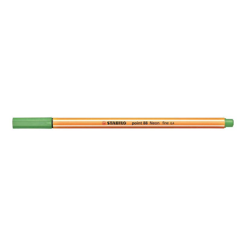 4006381438551-STABILO Point 88 - Feutre fin - 0.4 mm - vert fluo-P_79439230_2-1