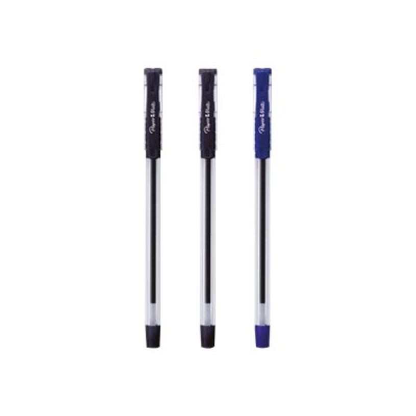 3026980844127-Paper Mate Brite - 5 Stylos à bille - couleurs assorties - 0,7 mm-P_79439256_2-1