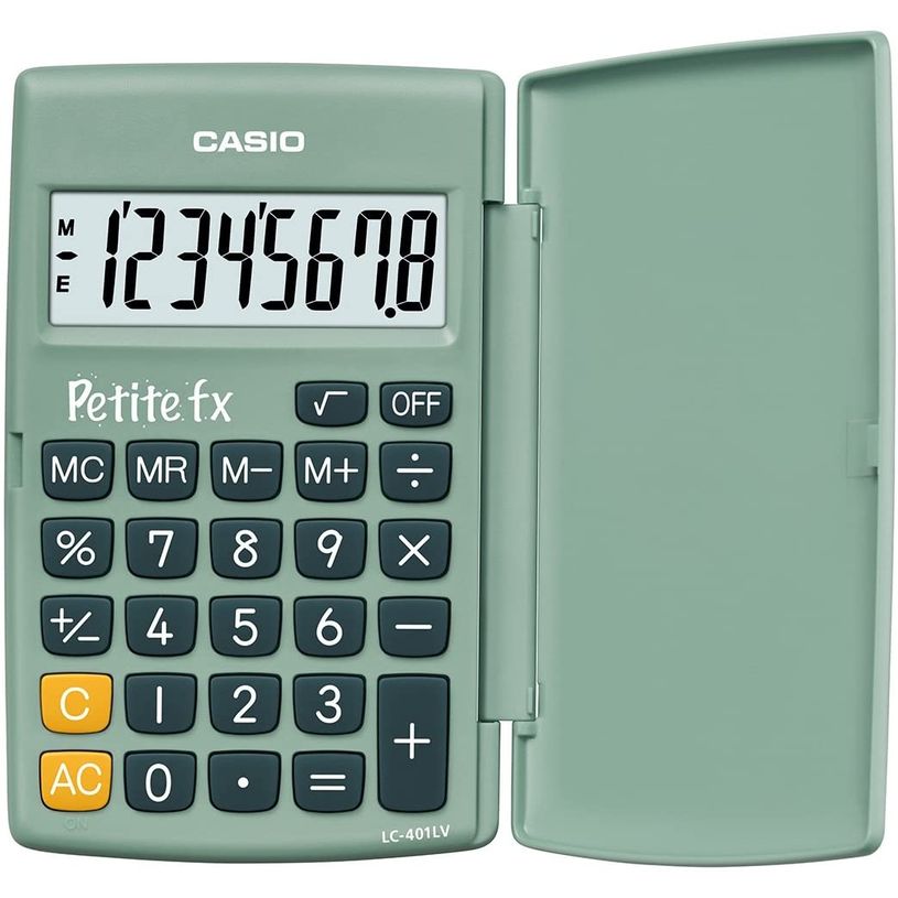 4549526612336-Calculatrice de poche Casio Petit-FX LC-401LV - 8 chiffres - alimentation batterie - vert-P_79439262_1-0