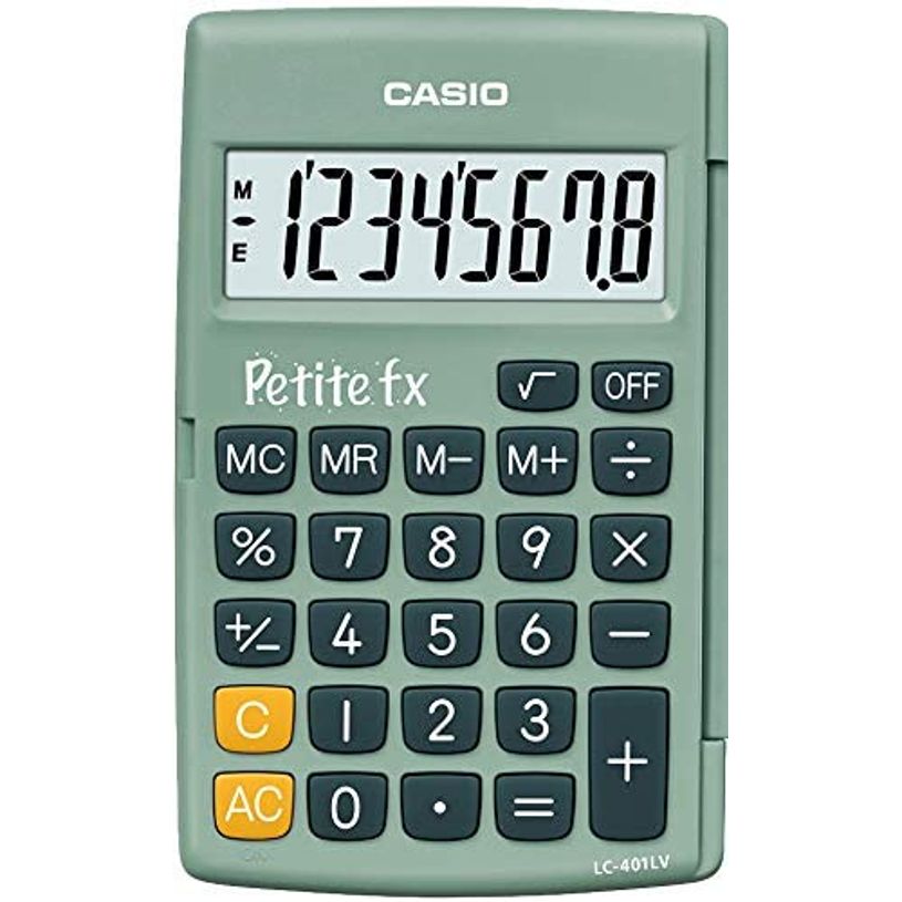 4549526612336-Calculatrice de poche Casio Petit-FX LC-401LV - 8 chiffres - alimentation batterie - vert-P_79439262_2-1