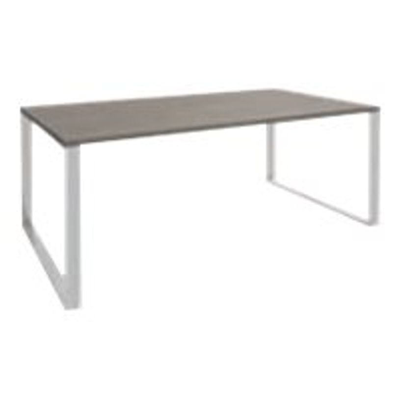 3253310167520-Bureau URBAN Manager - L180 x P100 x H72,5 cm - pied chrome - plateau chêne clair-P_79439331_1-0