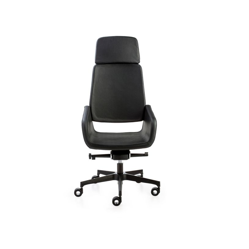 2012349446515-Fauteuil de bureau AITA - accoudoirs intégrés - appui-tête intégré - cuir noir, piète-P_79439410_3-2