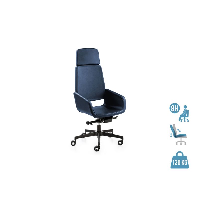 2012349446539-Fauteuil de bureau AITA - accoudoirs intégrés - appui-tête intégré - cuir bleu, piète-P_79439411_1-0