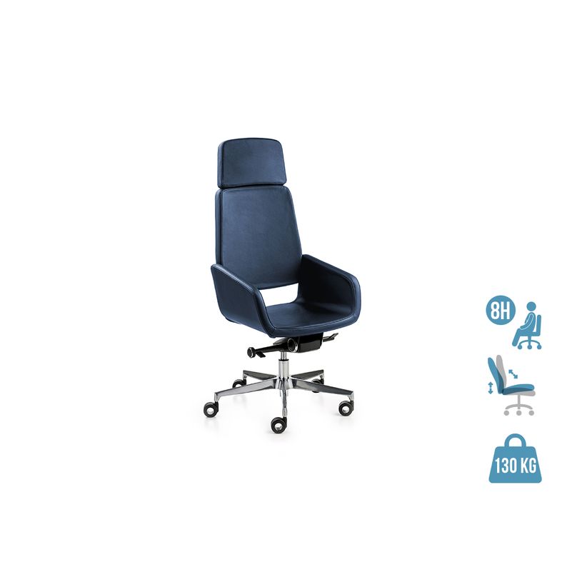 2012349446591-Fauteuil de bureau AITA - accoudoirs intégrés - appui-tête intégré - cuir bleu, piète-P_79439414_1-0