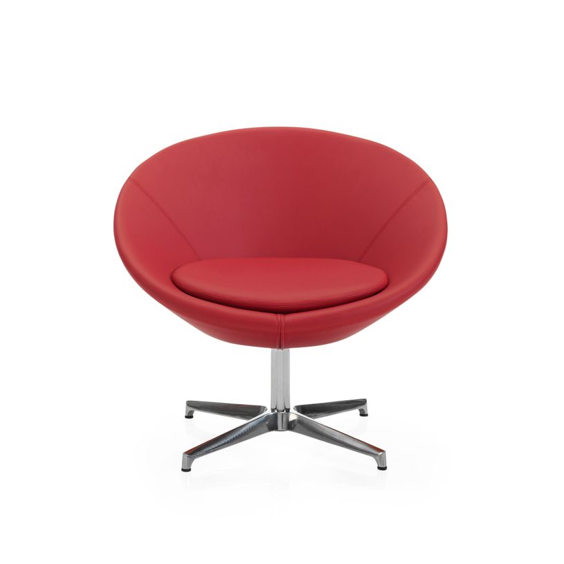 2012349446898-Chaise CIRCLE - siège pivotant - rouge-P_79439429_1-0