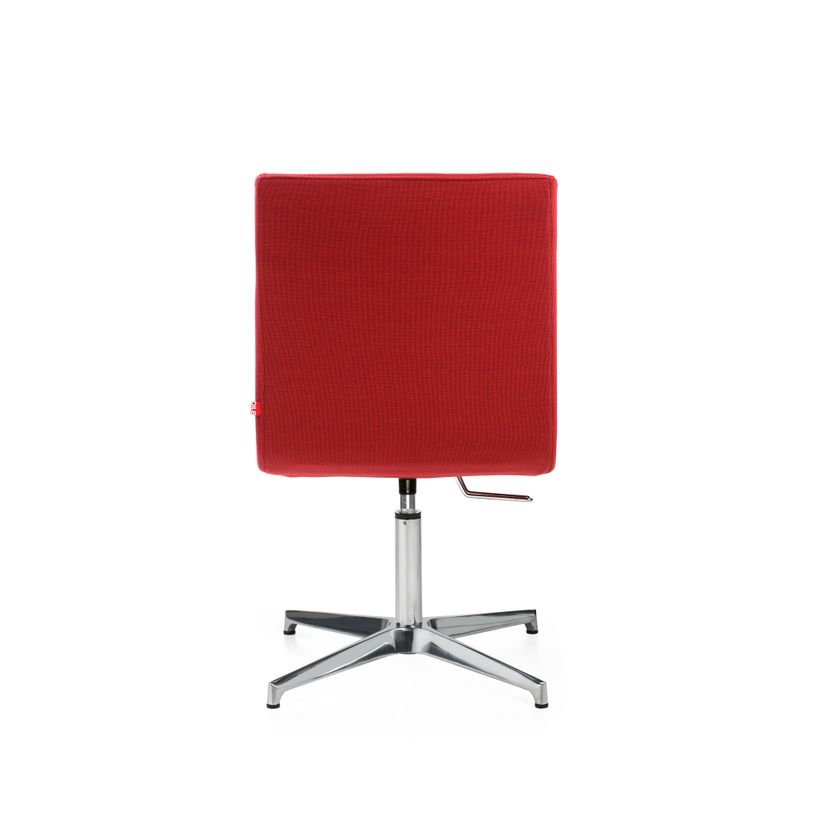 2012349447017-Chaise BROOKLYN - accoudoirs intégrés - base aluminium - Rouge-P_79439435_3-2