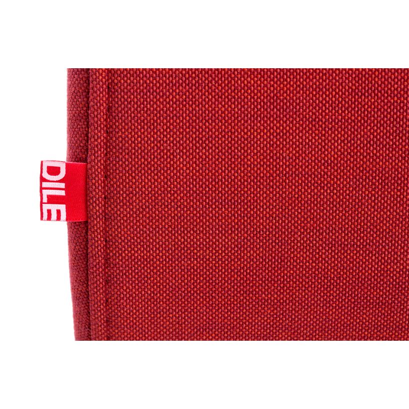 2012349447017-Chaise BROOKLYN - accoudoirs intégrés - base aluminium - Rouge-P_79439435_5-4