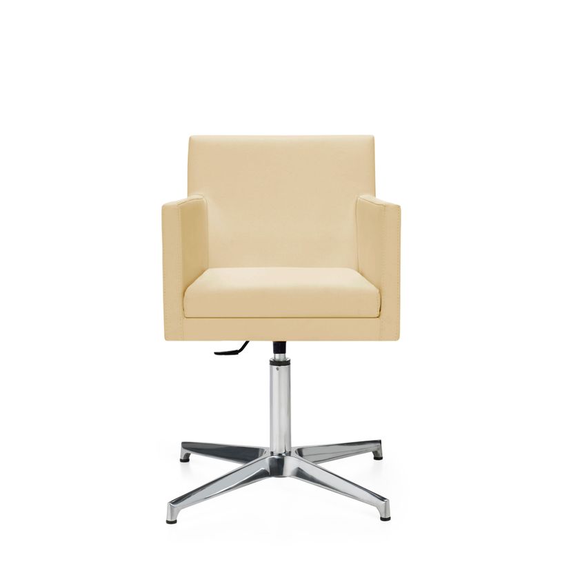 2012349447031-Chaise BROOKLYN - accoudoirs intégrés - base aluminium - Ivoire-P_79439436_1-0