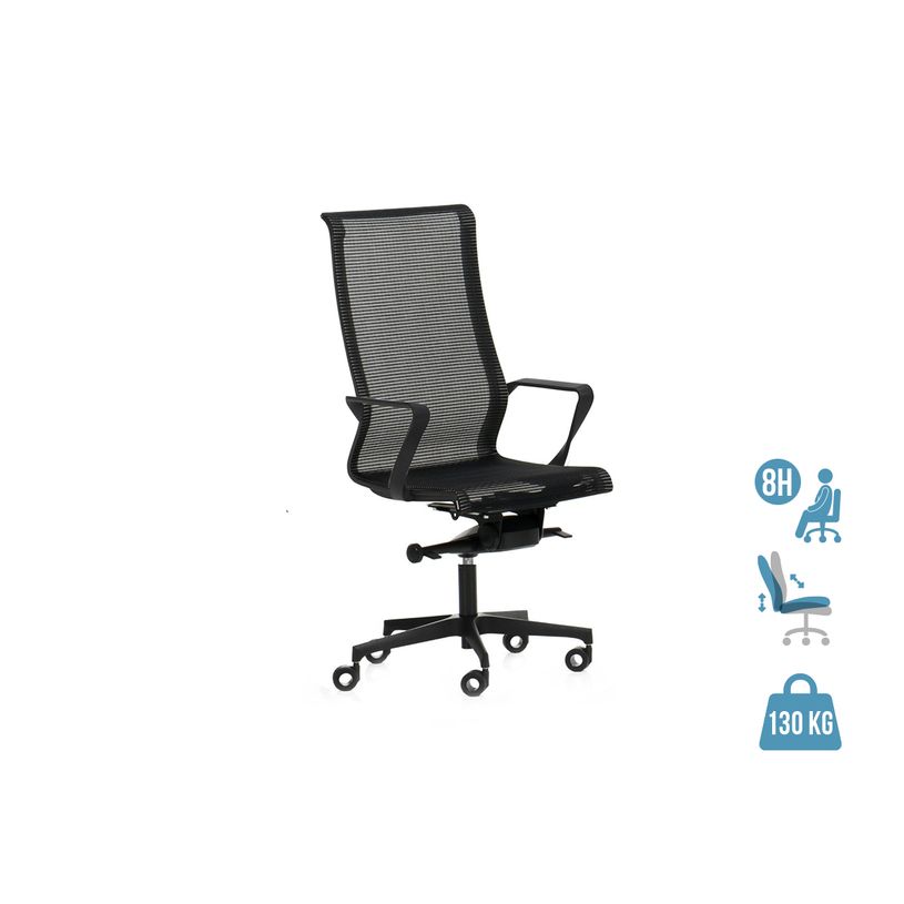 2012349447130-Fauteuil de bureau X-LIGHT - accoudoirs fixes - dossier haut - noir base noire-P_79439441_1-0