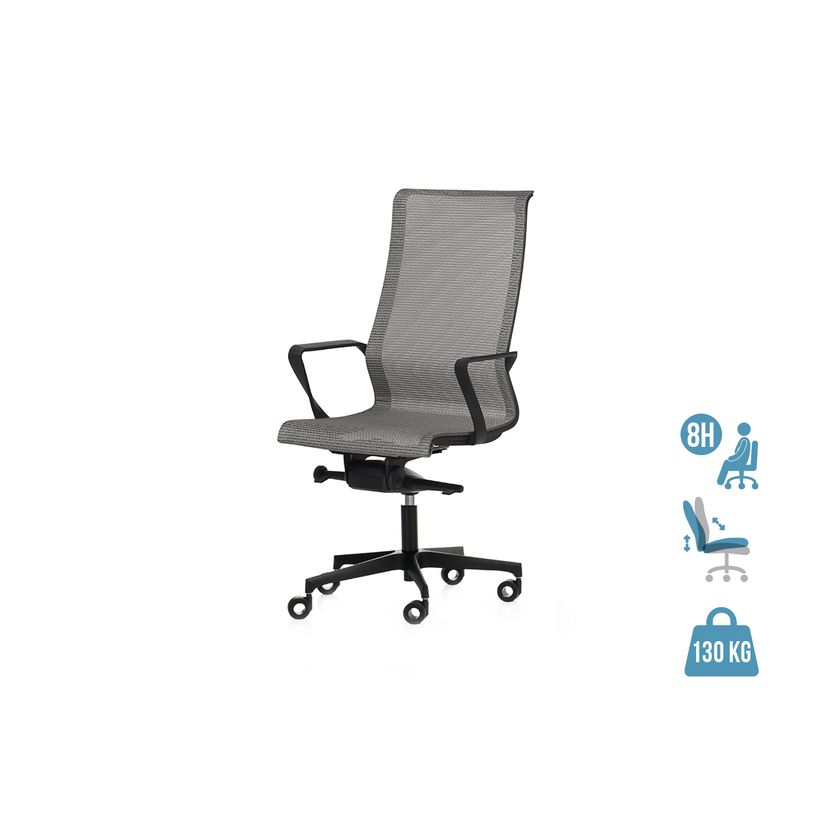 2012349447154-Fauteuil de bureau X-LIGHT - accoudoirs fixes - dossier haut - gris base noire-P_79439442_1-0