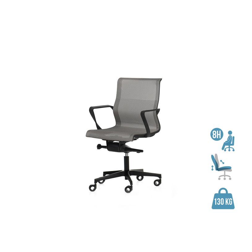 2012349447239-Fauteuil de bureau X-LIGHT - accoudoirs fixes - dossier bas - gris base noire-P_79439446_1-0