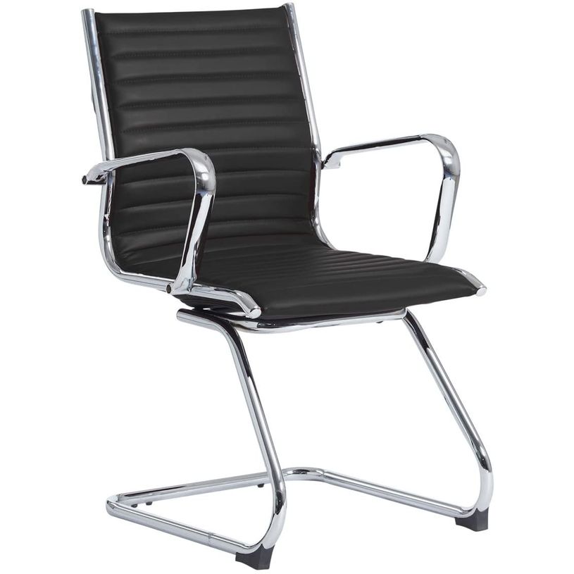 2012349447550-Chaise ACER+ avec accoudoirs - polyuréthane noir-P_79439462_1-0