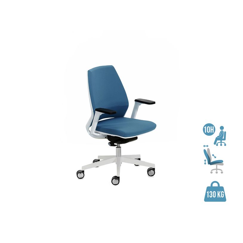 2012349447673-Fauteuil de bureau 4U - accoudoirs en option - bleu, base blanche-P_79439468_1-0