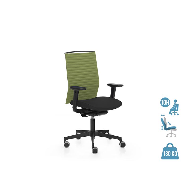2012349447772-Fauteuil de bureau ergonomique ATIKA - accoudoirs en option - appui-tête non inclus - noir-P_79439473_1-0