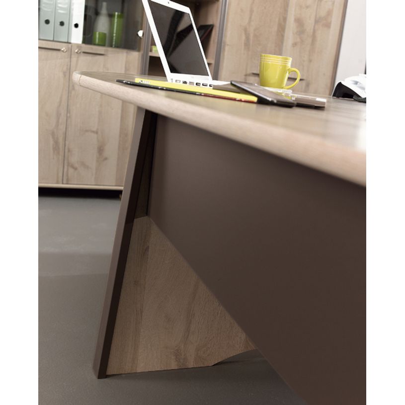 3483600933409-Voile de fond pour bureau MAMBO L160 cm - L130 x H25 cm - Chocolat-P_79439507_2-1