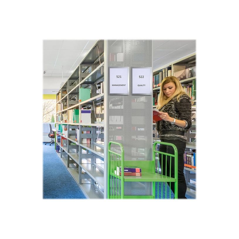 3130631392001-Exacompta - Cadre d'affichage magnétique A4 - argent-P_79439575_4-5