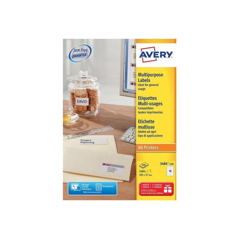 5014702002526-Avery - 1600 Étiquettes multi-usages blanches - 105 x 37 mm - réf 3484-100-P_79439728_1-1