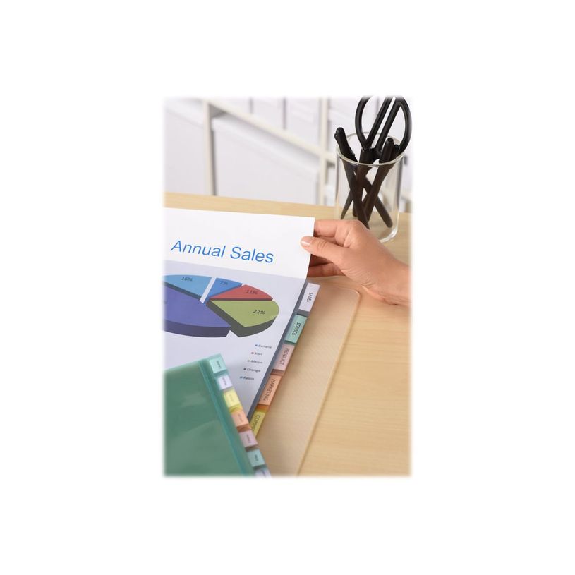 5014702031830-Avery - Pochette intercalaire 12 positions - A4 Maxi - polypropylène-P_79439739_1-2
