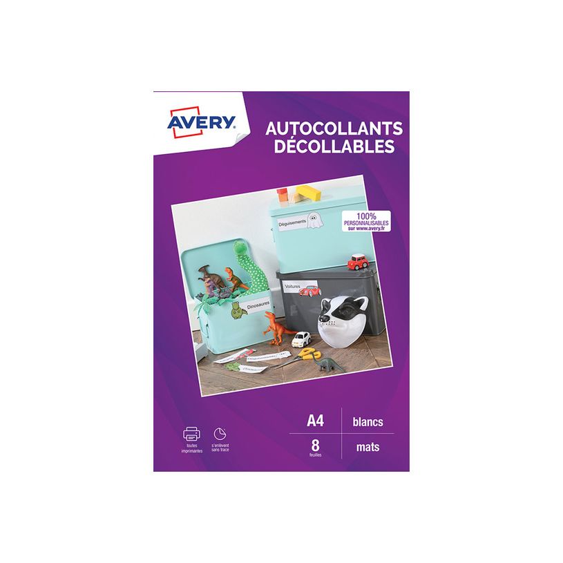 5014702033889-Avery - Autocollants kraft - 8 feuilles A4-P_79439744_1-1