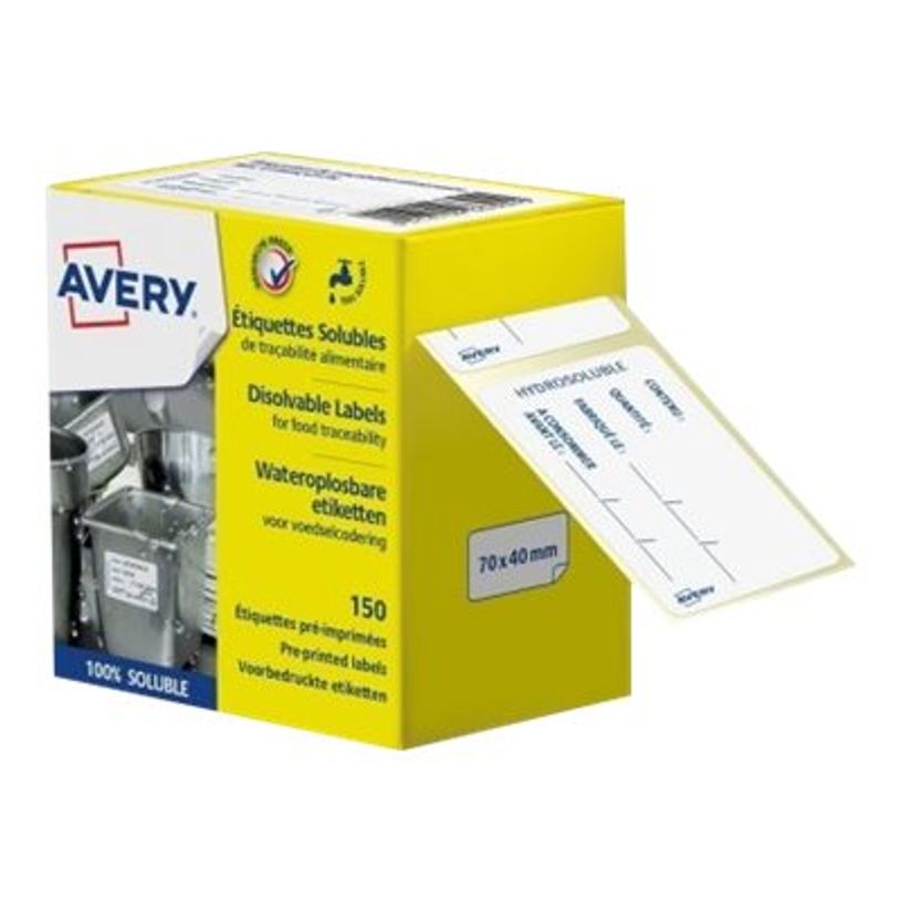 5014702133916-Avery - 150 Étiquettes solubles pré-imprimées - 70 x 40 mm - boîte distributrice-P_79439747_1-3