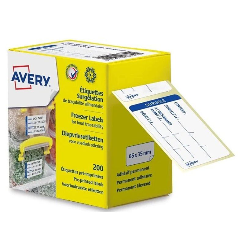 5014702133923-Avery - 200 Étiquettes congélation/surgélation pré-imprimées - 65 x 35 mm - boîte dis-P_79439748_1-0