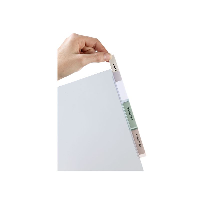 5014702814297-Avery - Intercalaire personnalisable 6 positions - A4 Maxi - polypropylène résistant-P_79439754_1-2