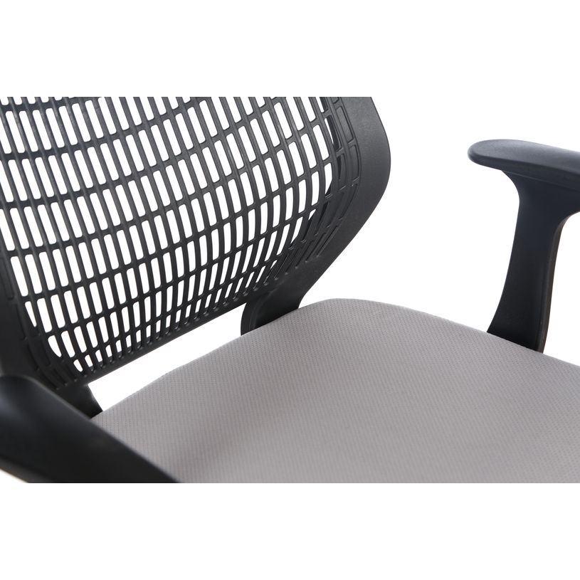 3760185028196-Fauteuil de bureau NEWTON - accoudoirs fixes - housse pour dossier en option - Turquoise-P_79439763_3-2