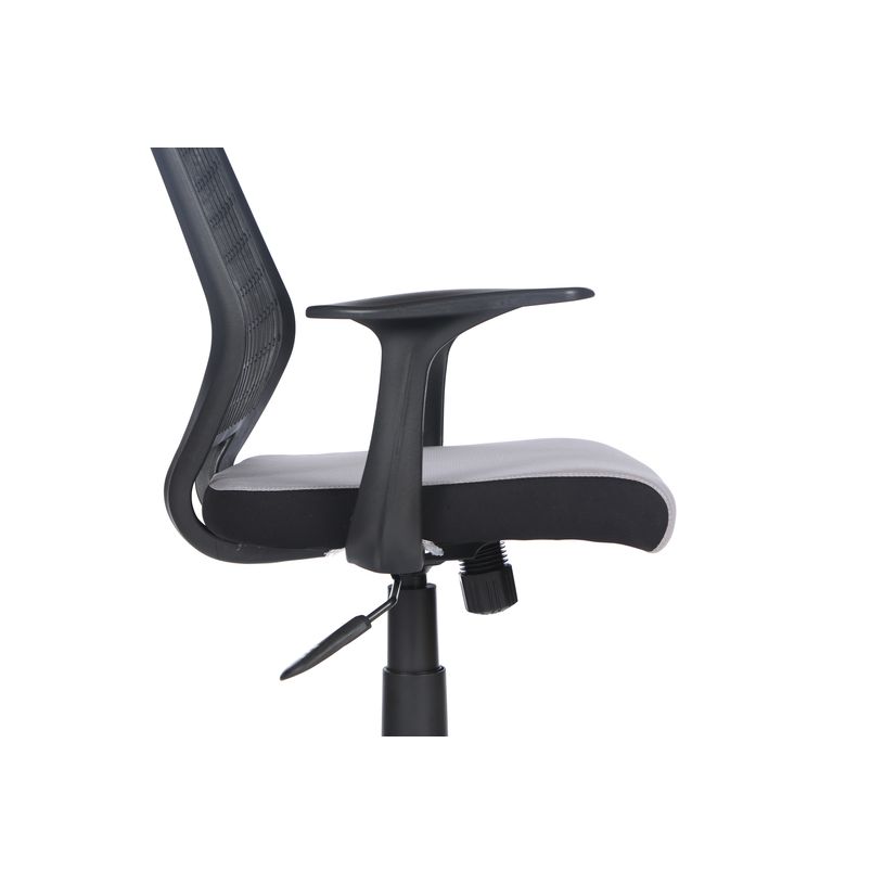 3760185028196-Fauteuil de bureau NEWTON - accoudoirs fixes - housse pour dossier en option - Turquoise-P_79439763_4-3