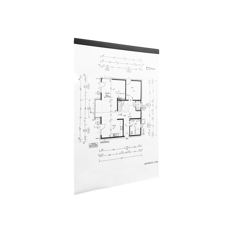 4005546990958-Durable Durafix - 5 Barres d'affichage adhésives 297 mm - noir - pour documents A3 portra-P_79439784_10-8