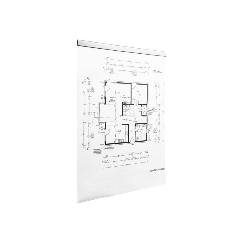 4005546992068-Durable Durafix - 5 Barres d'affichage adhésives 297 mm - argent métallisé - pour docume-P_79439787_4-3