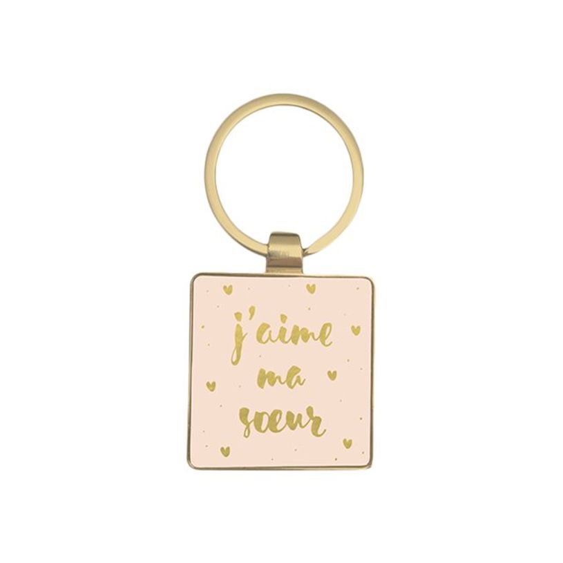 3700572727868-Kiub Les Petits Mots - Porte-clés - Sœur -P_79439819_1-0