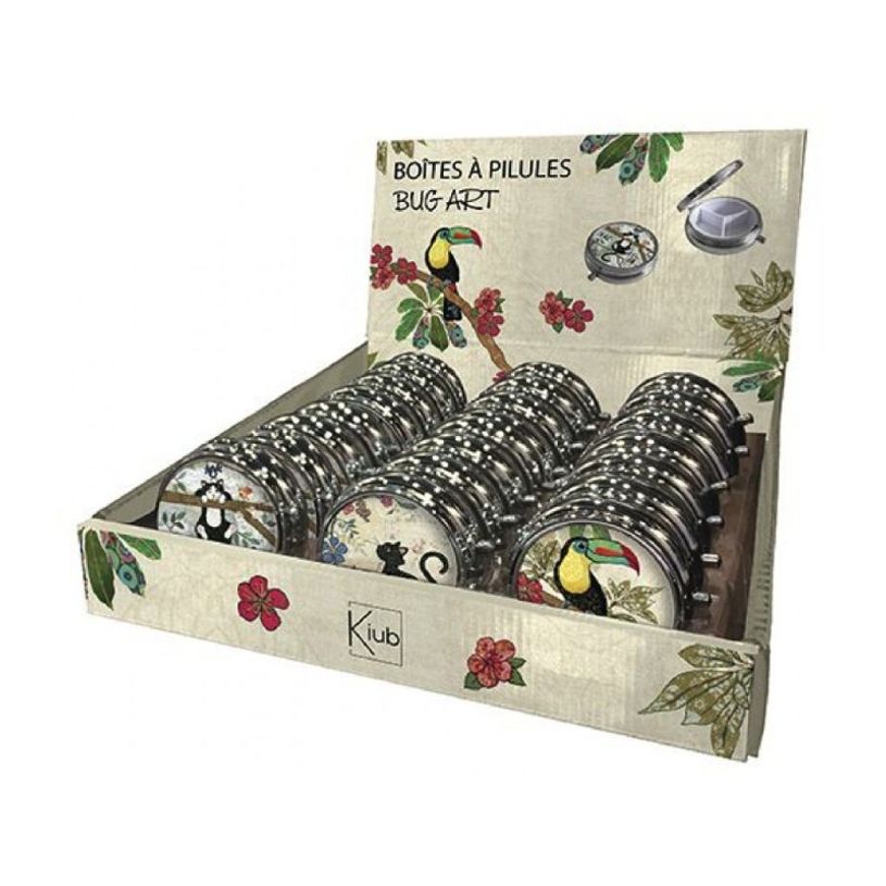 3700572736105-Kiub Bug Art - Boite à pilules ronde en verre - Visuels divers-P_79439845_1-0